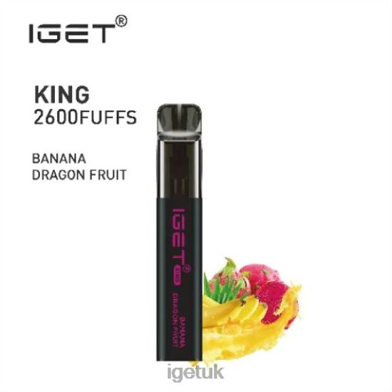 IGET Shop KING - 2600 PUFFS Banana Dragon Fruit R4J2L570