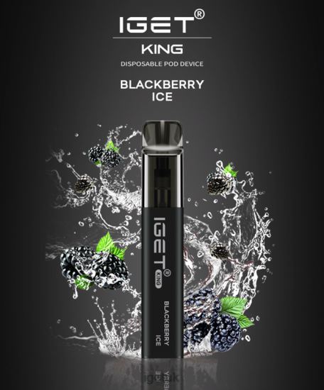 IGET Sale KING - 2600 PUFFS Blackberry Ice R4J2L554