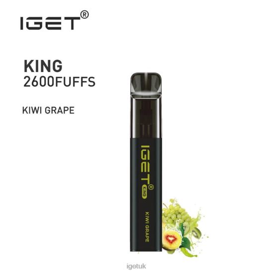 IGET Sale KING - 2600 PUFFS Kiwi Grape R4J2L444