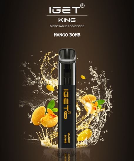 IGET Online KING - 2600 PUFFS Mango Bomb R4J2L501