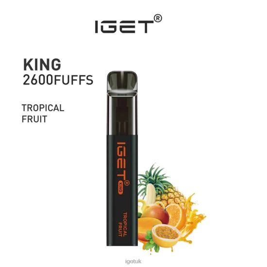 IGET Vape London KING - 2600 PUFFS Tropical Fruit R4J2L518