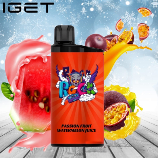 Online IGET Vapes BAR - 3500 PUFFS Passionfruit Watermelon Juice R4J2L652