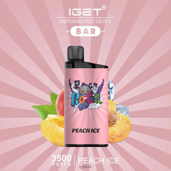 Online IGET Vapes BAR - 3500 PUFFS Peach Ice R4J2L452