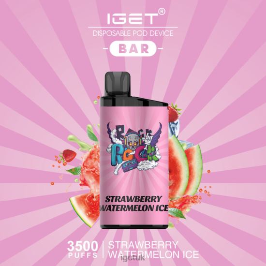 IGET Shop BAR - 3500 PUFFS Strawberry Watermelon Ice R4J2L640