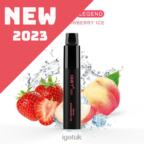 IGET Sale LEGEND - 4000 PUFFS Peach Strawberry Ice R4J2L614
