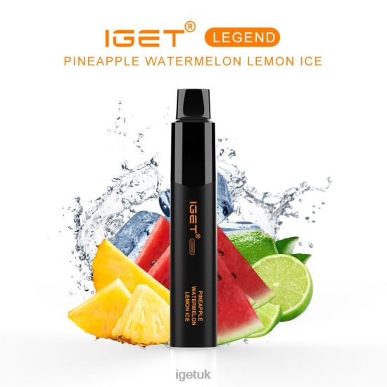 Online IGET Vapes LEGEND - 4000 PUFFS Pineapple Watermelon Lemon Ice R4J2L662