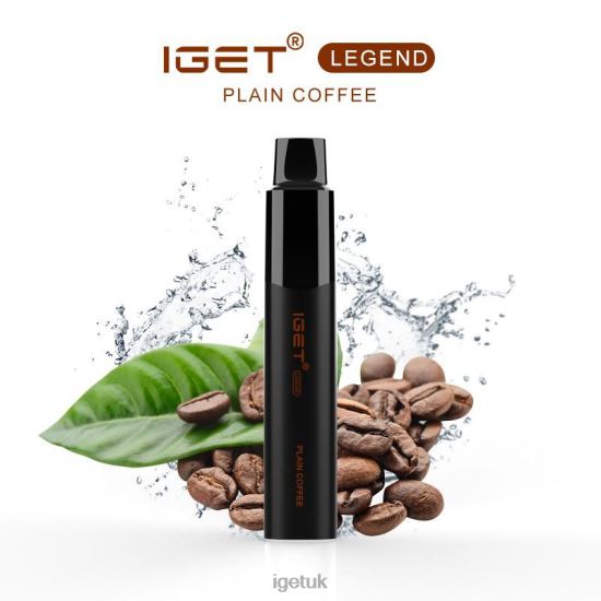 IGET Online LEGEND - 4000 PUFFS Plain Coffee R4J2L551