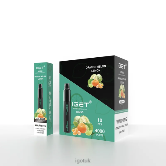 IGET Wholesale Legend 4000 Puffs Orange Melon Lemon R4J2L335