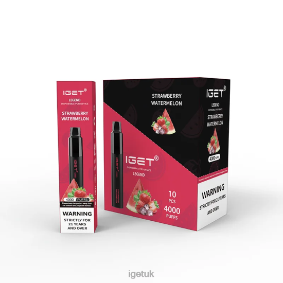 IGET Bar UK Legend 4000 Puffs Strawberry Watermelon R4J2L322