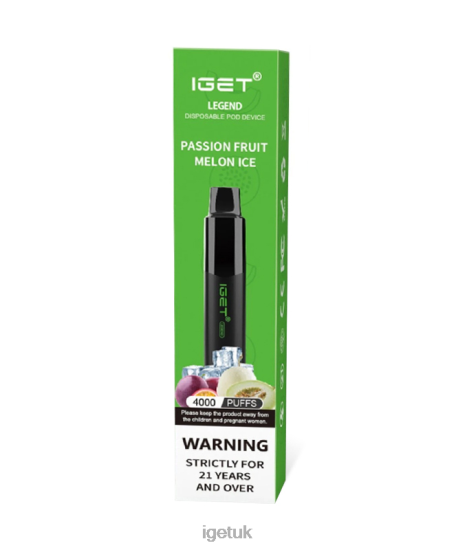 Online IGET Vapes Legend Passion Fruit Melon Ice R4J2L188