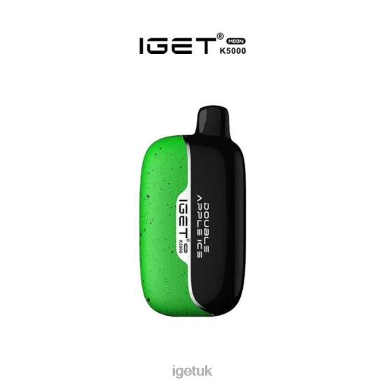 IGET Bar UK MOON - 5000 PUFFS Double Apple Ice R4J2L546