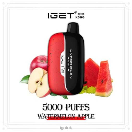 IGET Shop Moon 5000 Puffs Watermelon Apple R4J2L216