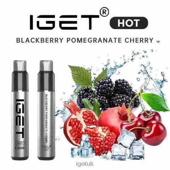 IGET Shop HOT - 5500 PUFFS Blackberry Pomegranate Cherry R4J2L650