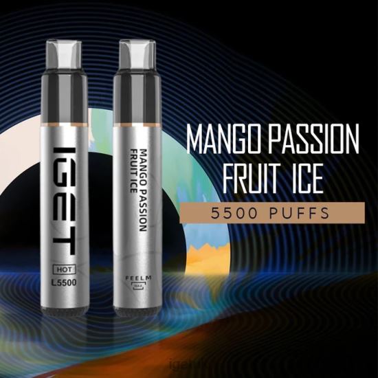 IGET Vape Discount HOT - 5500 PUFFS Mango Passion Fruit Ice R4J2L613