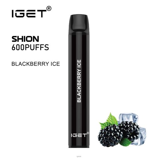 IGET Vape UK 3 x Shion Blackberry Ice R4J2L3