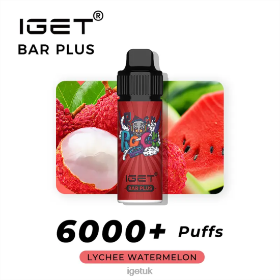 IGET Online Bar Plus 6000 Puffs Lychee Watermelon R4J2L237