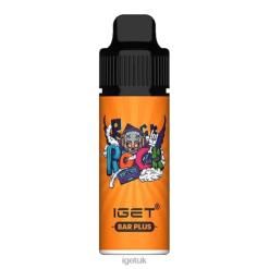 IGET Bar UK BAR PLUS - 6000 PUFFS Passionfruit Kiwi Guava R4J2L646