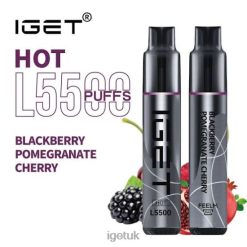 IGET Bar UK HOT - 5500 PUFFS Blackberry R4J2L466