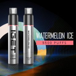 IGET Bar UK HOT - 5500 PUFFS Watermelon Ice R4J2L536