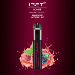 IGET Bar UK KING - 2600 PUFFS Blackberry Raspberry Ice R4J2L636