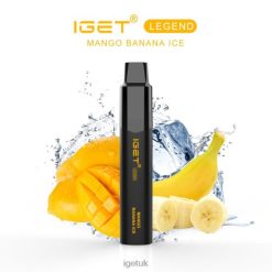 IGET Bar UK LEGEND - 4000 PUFFS Mango Banana Ice R4J2L586