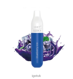 IGET Bar UK MAX - 2300 PUFFS Blueberry Ice R4J2L526
