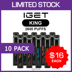 IGET Sale KING - 2600 PUFFS - 10 PACKR4J2L504