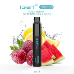 IGET Sale LEGEND - 4000 PUFFS Raspberry Watermelon Lemon R4J2L654