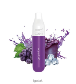 IGET UK MAX - 2300 PUFFS Grape Ice R4J2L455