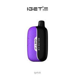 IGET UK MOON - 5000 PUFFS Grape Ice R4J2L435