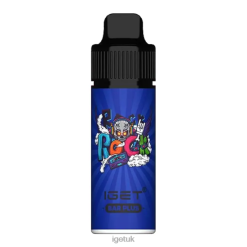 IGET Vape Discount BAR PLUS - 6000 PUFFS Blueberry Raspberry Bubble Gum R4J2L663