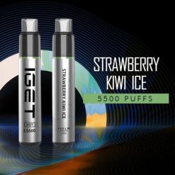 IGET Vape Discount HOT - 5500 PUFFS Strawberry Kiwi Ice R4J2L583