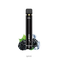 IGET Vape Discount XXL 1800 Puffs Blackberry Ice R4J2L359
