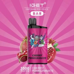 IGET Vape London BAR - 3500 PUFFS Cherry Pomegranate R4J2L578