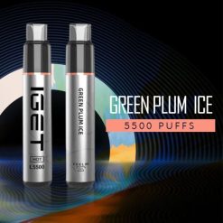 IGET Vape London HOT - 5500 PUFFS Green Plum Ice R4J2L538