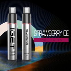 IGET Vape UK HOT - 5500 PUFFS Strawberry Ice R4J2L537
