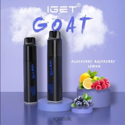 Online IGET Vapes GOAT - 5000 PUFFS Blueberry Raspberry Lemon R4J2L642