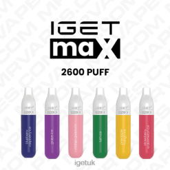 Online IGET Vapes MAX DISPOSABLE VAPE WHOLESALE (2300 PUFFS)R4J2L622