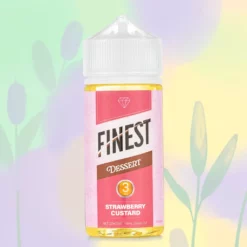 The Finest E-Liquid Strawberry Custard 70VG/30PG 100mL
