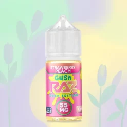 Pod Juice X Raz Salt Juicy Candy Strawberry Peach Gush