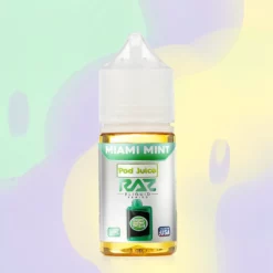 Pod Juice X Raz Salt Miami Mint 50VG/50PG 30mL