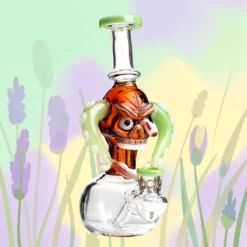 Lookah Mini Cool Excitement 14mm Borosilicate Skull Dab Rig
