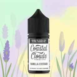 Coastal Clouds Salt Vanilla Custard 50% VG 50% PG